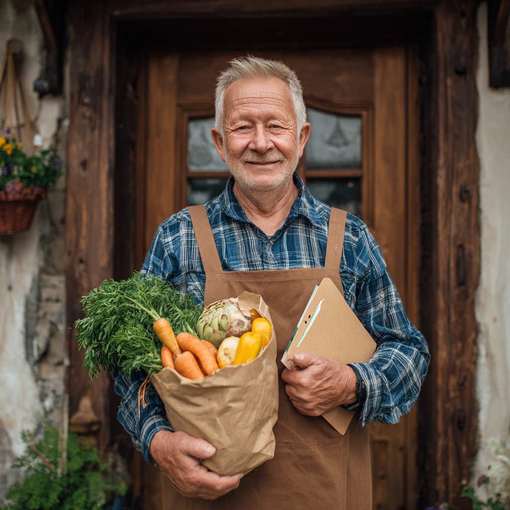 Group of happy Ukrainian adults of various ages exercising together outdoors